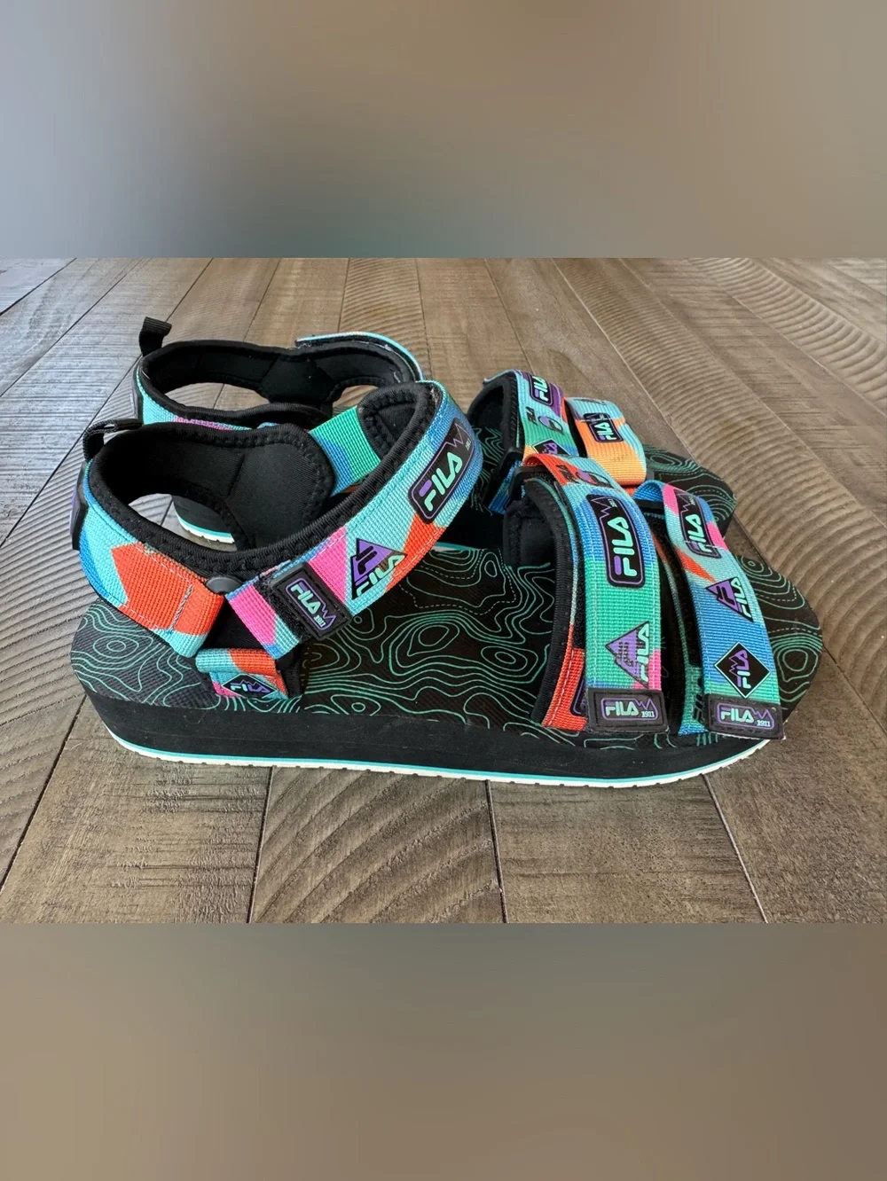 Fila Drifter DNS 90’s Vibe Retro Hiking Sandals Men's Size 11
